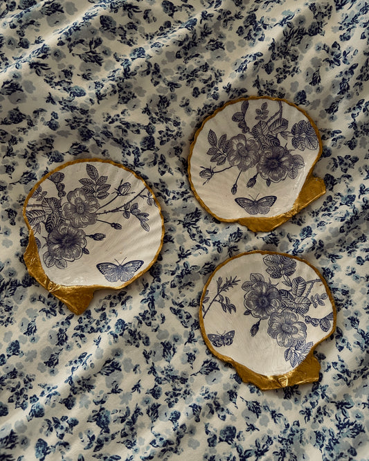 Coastal Shell Trinket Trays